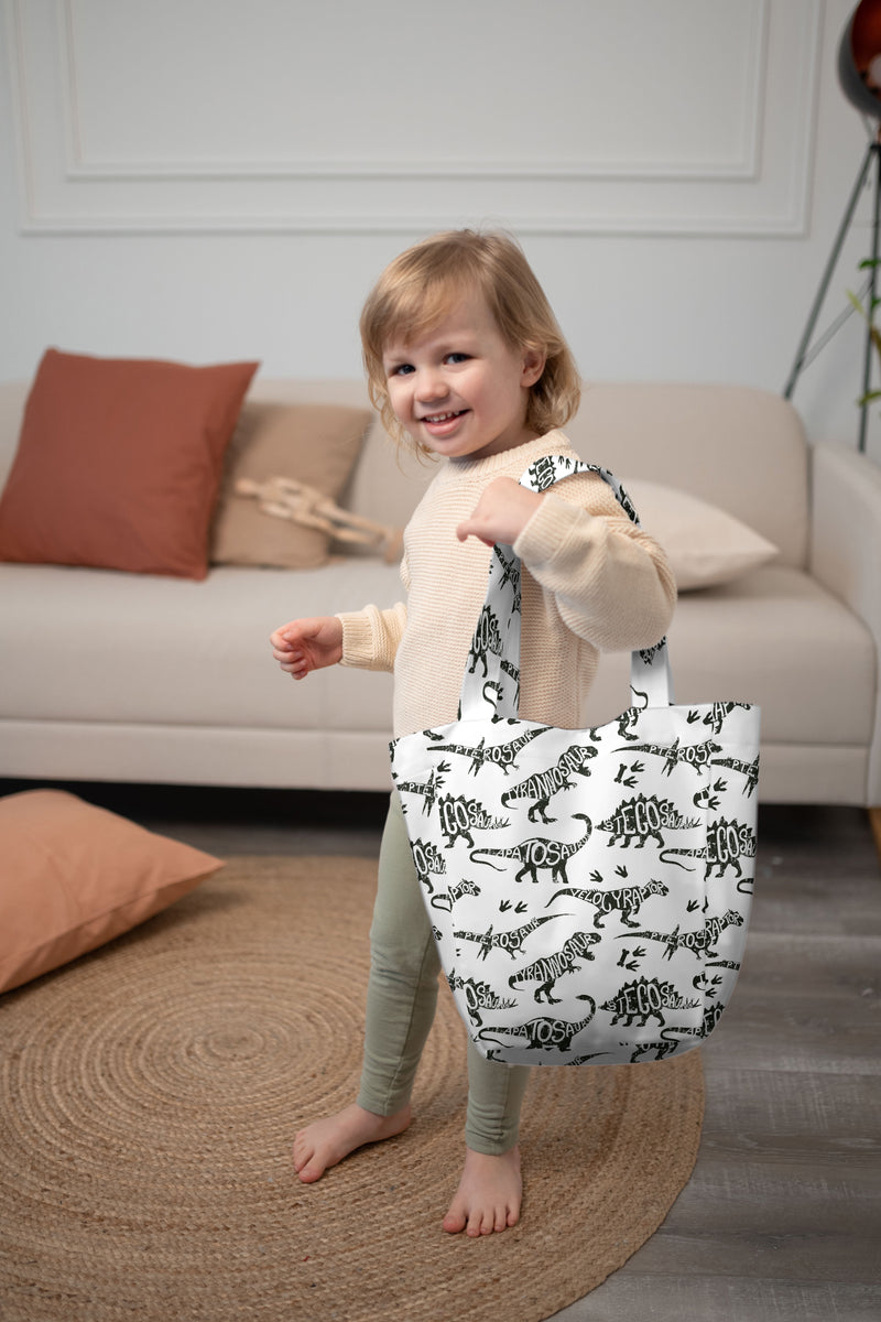 Kids Shopper Bag, Dino - FACEMASK | NÄOMASK