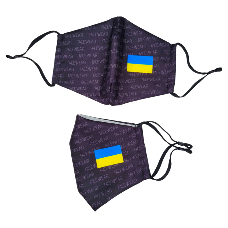 FACE MASK UKRAINE SMALL FLAG - FACEMASK | NÄOMASK